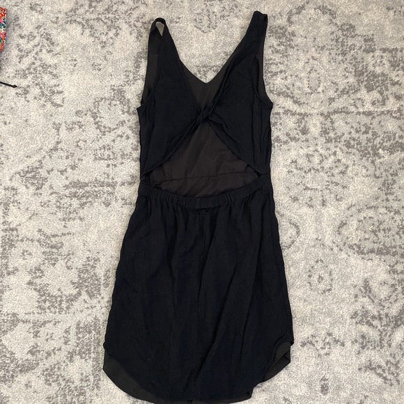 Chelsea28 Black Open Back Twist Dress, size small - Picture 5 of 7